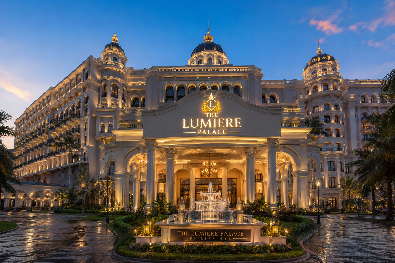 Serene spa environment at The Lumiere Palace